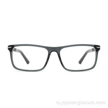 Оптовый прямоугольник мужчина классическая черепаха мода тонкие ацетатные очки